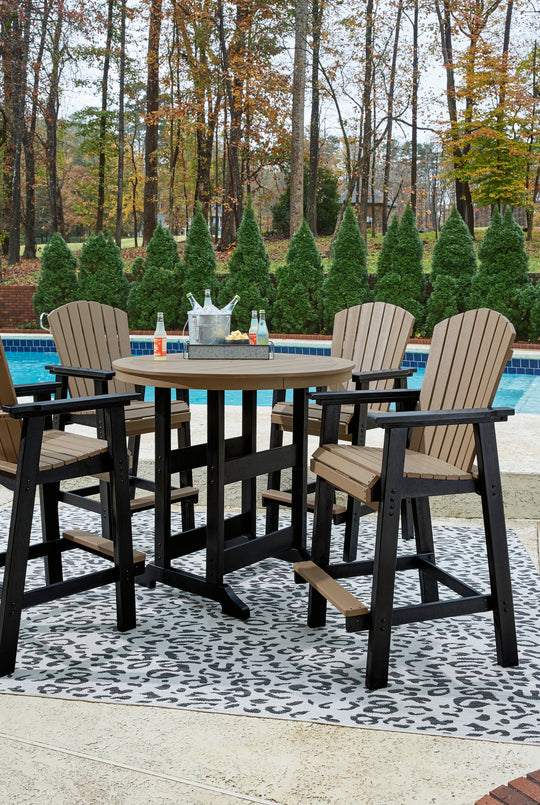 Fairen Trail Outdoor Bar 5 Pc Set - Furniture Depot