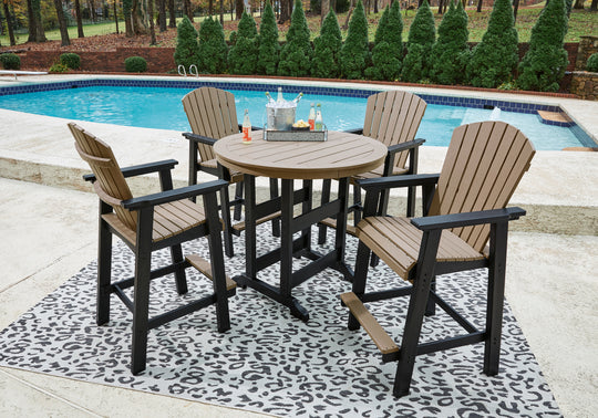 Fairen Trail Outdoor Bar 5 Pc Set - Furniture Depot