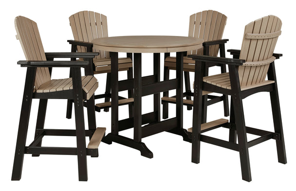 Fairen Trail Outdoor Bar 5 Pc Set - Furniture Depot