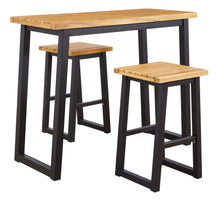 Load image into Gallery viewer, Town Wood Outdoor Counter Table Set (Set of 3) - Furniture Depot