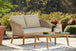 Crystal Cave Outdoor Loveseat with Table (Set of 2) - Furniture Depot