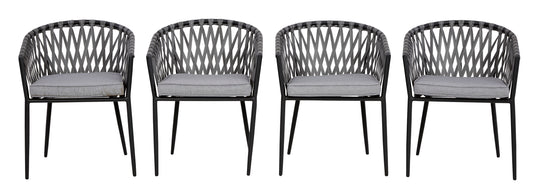 Palm Bliss Outdoor Dining Chair (Set of 4) - Furniture Depot (7655368098040)