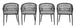 Palm Bliss Outdoor Dining Chair (Set of 4) - Furniture Depot (7655368098040)