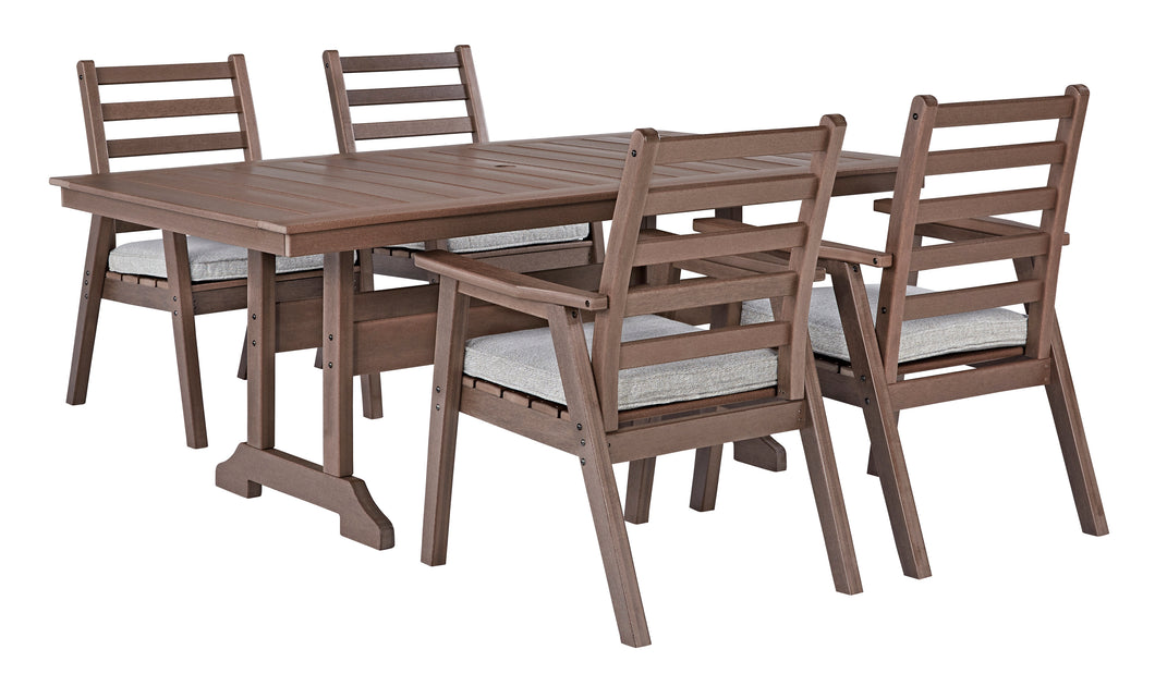 Emmeline Outdoor Dining Table & Chairs (5 Pc Set) - Furniture Depot (7658637459704)