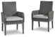 Elite Park Arm Chair with Cushion (Set of 2) - Furniture Depot (7866057228536)