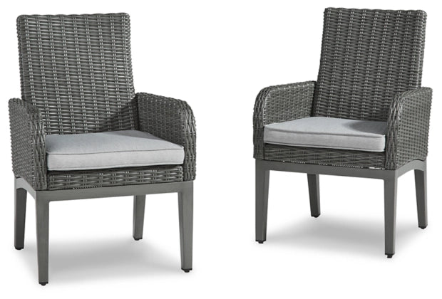 Elite Park Arm Chair with Cushion (Set of 2) - Furniture Depot (7866057228536)