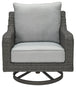 Elite Park Outdoor Swivel Lounge with Cushion - Furniture Depot (7676293054712)