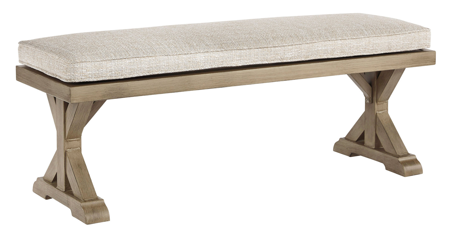 Beachcroft Bench with Cushion - Furniture Depot (7622573228280)