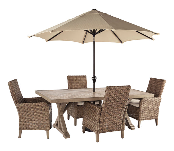 Beachcroft Dining Table & Chair (5 Pc Set) - Furniture Depot (7658708107512)