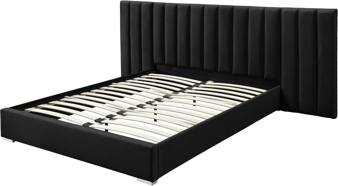 Pablo Velvet Bed - Furniture Depot