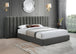 Pablo Velvet Bed - Furniture Depot