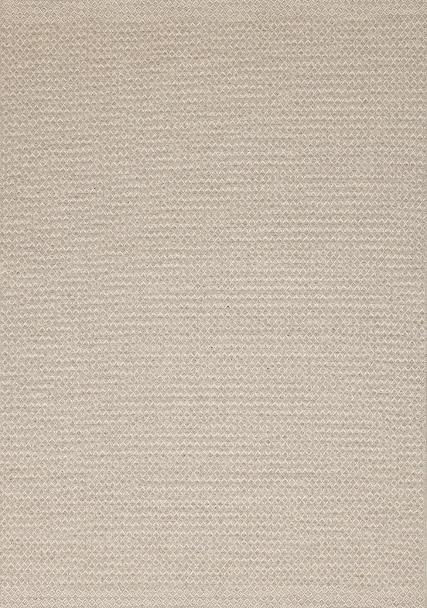 Peak Beige Small Crosshatch Geometric Rug - Furniture Depot