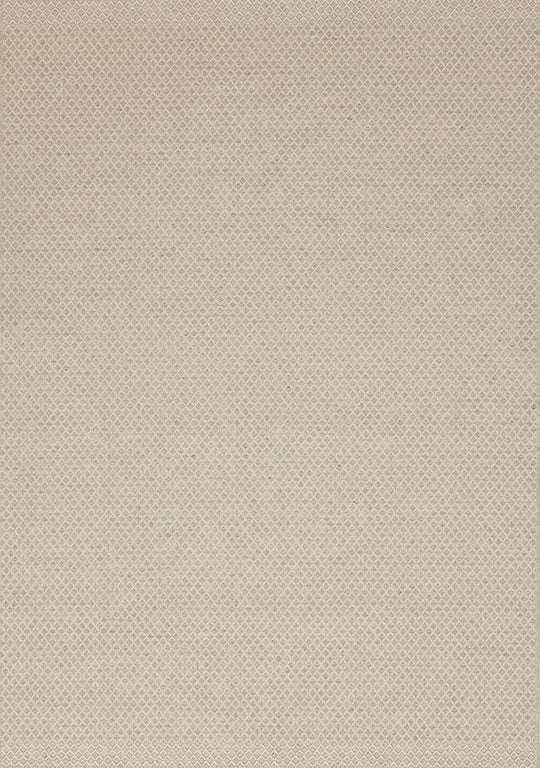 Peak Beige Small Crosshatch Geometric Rug - Furniture Depot