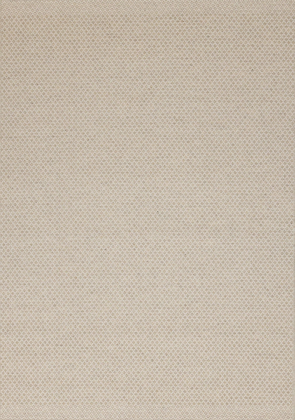 Peak Beige Small Crosshatch Geometric Rug - Furniture Depot