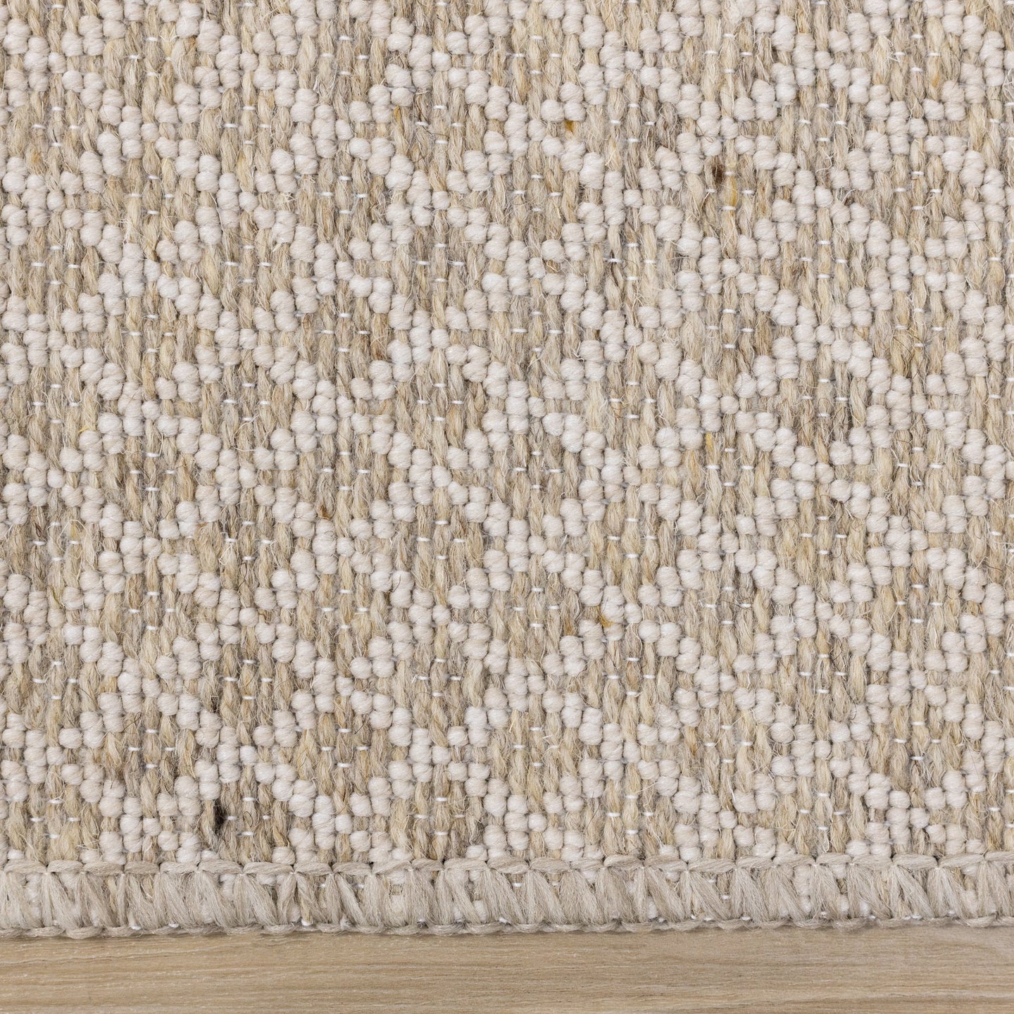 Peak Beige Small Crosshatch Geometric Rug - Furniture Depot