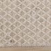 Peak Beige Small Crosshatch Geometric Rug - Furniture Depot