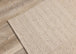 Peak Beige Variegated Texture Block Wool Rug - Furniture Depot