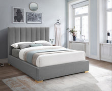 Load image into Gallery viewer, Pierce Linen Fabric Bed - Furniture Depot