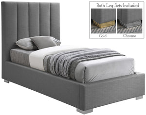 Pierce Linen Fabric Bed - Furniture Depot