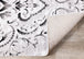 Platinum Venetian Silver Damask Rug - Furniture Depot