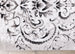 Platinum Venetian Silver Damask Rug - Furniture Depot