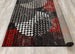 Platinum Industrial Red Black Crate Rug - Furniture Depot