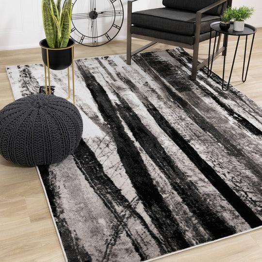 Platinum Dark Forest Rug - Furniture Depot