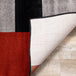 Platinum Red Black Grey Blocks Rug - Furniture Depot