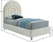 Rainbow Velvet Bed - Furniture Depot