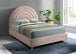 Rainbow Velvet Bed - Furniture Depot