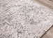 Ravine Grey Cream Distressed Rug - Furniture Depot