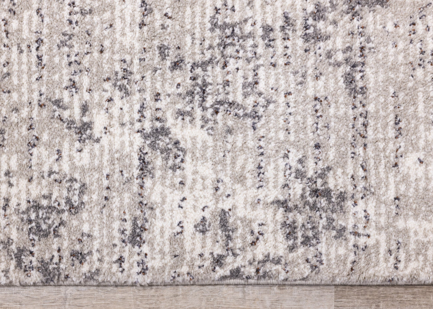 Ravine Grey Cream Distressed Rug - Furniture Depot