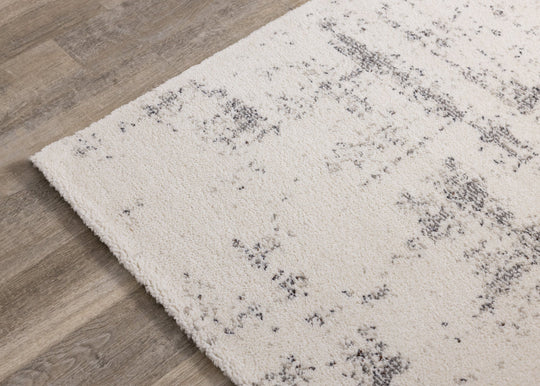 Ravine Cream Grey Soft Disressed Rug - Furniture Depot