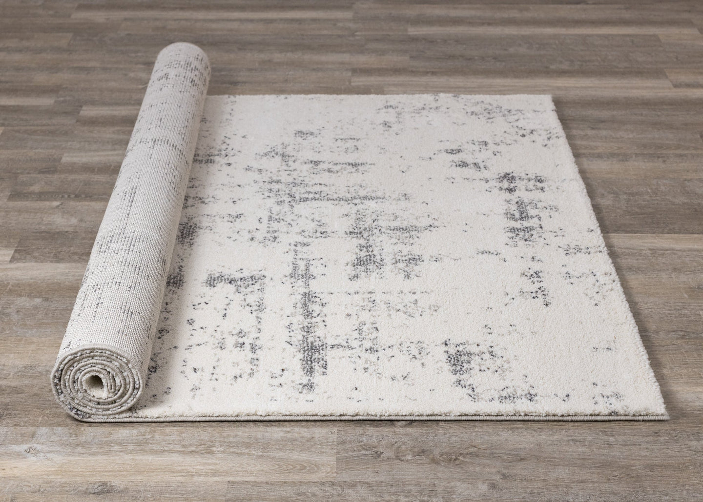 Ravine Cream Grey Soft Disressed Rug - Furniture Depot