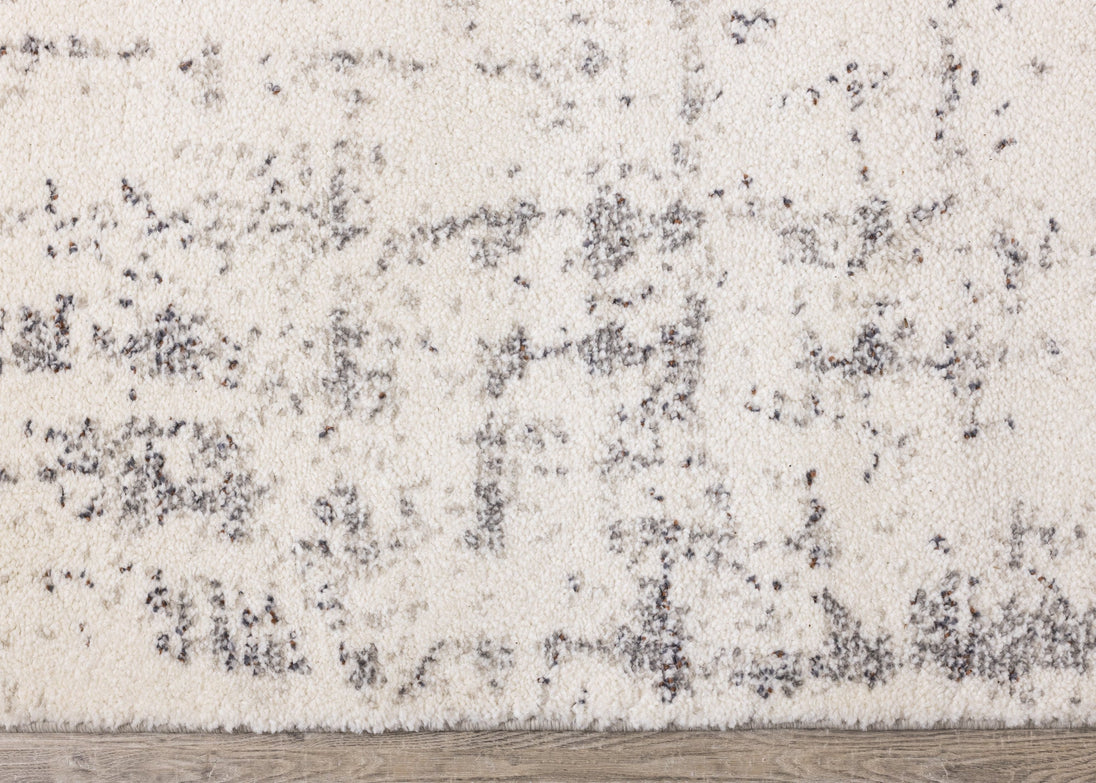 Ravine Cream Grey Soft Disressed Rug - Furniture Depot