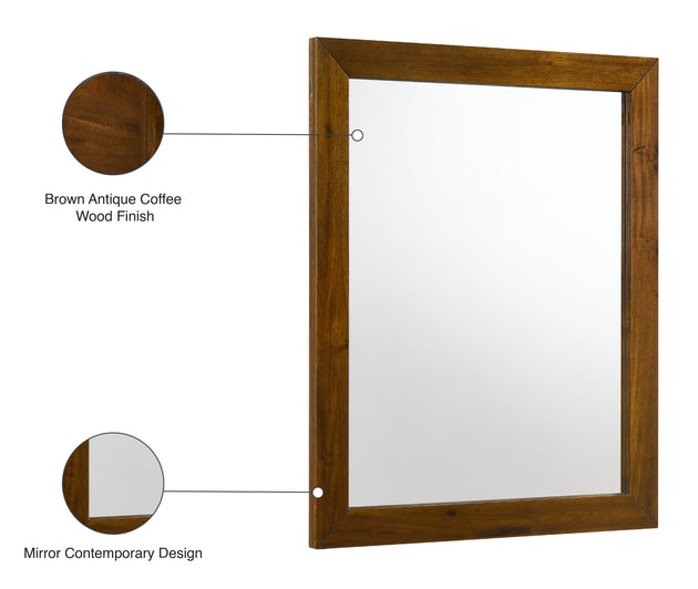 Reed Antique Coffee Mirror - Furniture Depot (7679025840376)