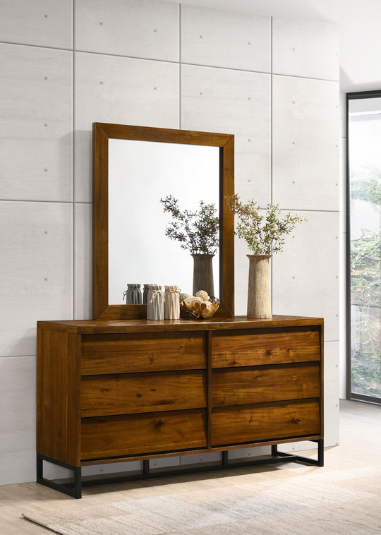 Reed Antique Coffee Mirror - Furniture Depot (7679025840376)