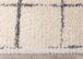 Rondo Cream Grey Grid Design Rug - Furniture Depot