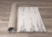 Rondo Cream Blue Modern Striped Rug - Furniture Depot