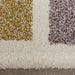 Sable Cream Purple Yellow Blocks Rug - Furniture Depot