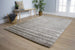 Sable Grey Narrow Lineation Rug - Furniture Depot