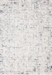 Sable Cream Blue Soft Grid Rug - Furniture Depot