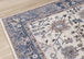 Safi Cream Pink Blue Faded Floral Border Rug - Furniture Depot