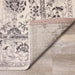 Safi Cream Grey Traditional Border Rug - Furniture Depot