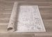 Safi Cream Grey Traditional Border Rug - Furniture Depot