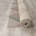 Safi Grey Green Segment Assemblage Rug - Furniture Depot