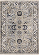 Samira Traditional Cream Blue Border Rug - Furniture Depot