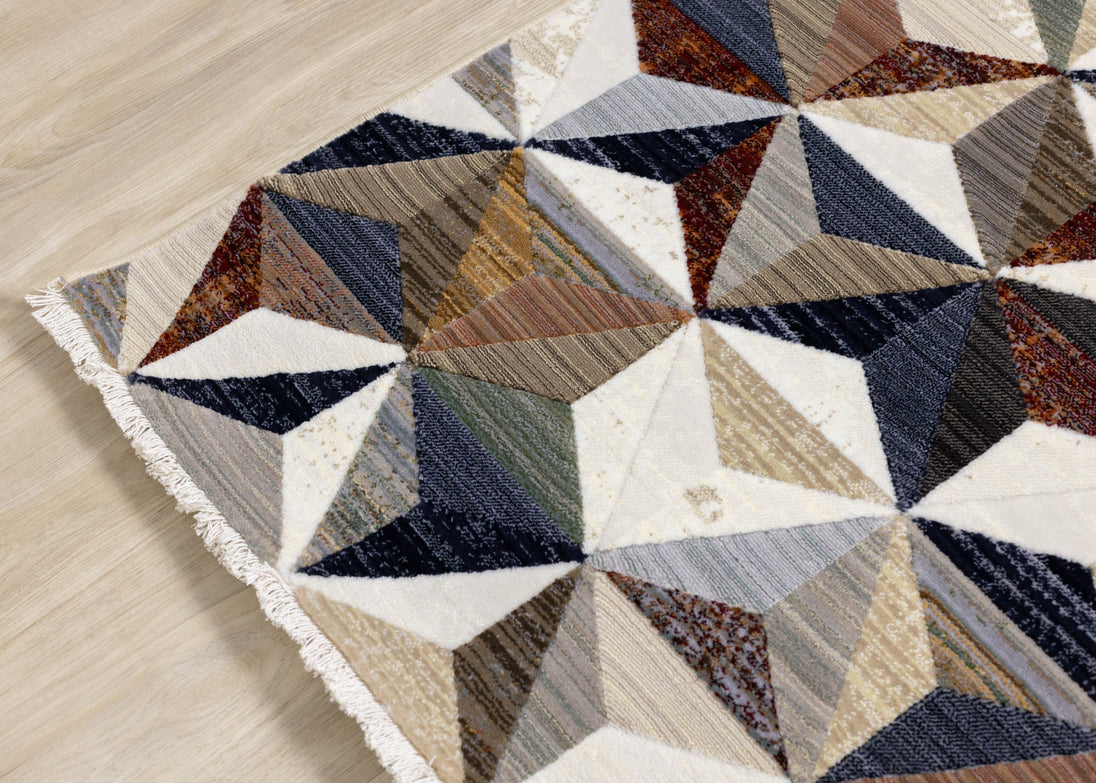 Samira Geometric Star Rug - Furniture Depot