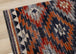 Sara Black Orange Bright Southwest Rug - Furniture Depot