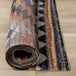 Sara Black Orange Bright Southwest Rug - Furniture Depot